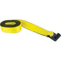 Logistic Strap, Flat Hook, 30' W x 3" L, 5400 lbs. (2449 kg) Working Load Limit Absolute Business Supply