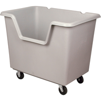 Chariot-caisse Starcart &agrave; c&ocirc;t&eacute; ouvert, Poly&eacute;thyl&egrave;ne, 46" lo x 31" la x 49" h, Volume 24 pi³, Capacit&eacute; 900 lb Absolute Business Supply