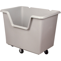 Chariot-caisse Starcart &agrave; c&ocirc;t&eacute; ouvert, Poly&eacute;thyl&egrave;ne, 46" lo x 31" la x 49" h, Volume 24 pi³, Capacit&eacute; 900 lb Absolute Business Supply
