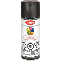 Laque industrielle Acryli-Quik, Noir, Semi-mat, 12 oz, Canette a&eacute;rosol Absolute Business Supply