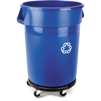 Contenant de collecte des d&eacute;chets recyclable Brute, Vrac, Plastique, 32 gal. US Absolute Business Supply