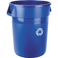 Contenant de collecte des d&eacute;chets recyclable Brute, Vrac, Plastique, 32 gal. US Absolute Business Supply