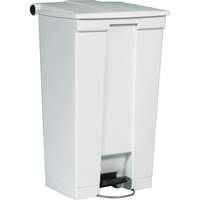 Flat Top Trash Can, Polyethylene, 23 US gal. Capacity Absolute Business Supply