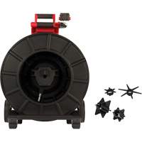 D&eacute;vidoir modulaire d'inspection de pipeline rigide de 200'), T&ecirc;te de cam&eacute;ra 34 mm (1,33") Absolute Business Supply