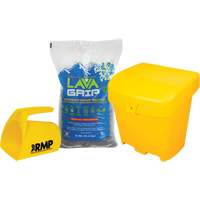 LavaGrip Traction-Aid Kit with 77 Bags, Container Size 35.3 lbs. (16 kg), Bag Absolute Business Supply