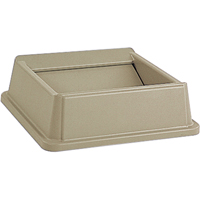 Untouchable&reg; Containers, Swing Lid, Plastic/Polyethylene, Fits Container Size: 19-3/4"x 19-3/4" Absolute Business Supply