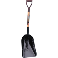 Grain & Coal Scoop Shovel, Wood, Tempered Steel Blade, D-Grip Handle, 27-3/4" Length Absolute Business Supply