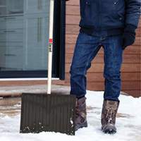 Nordic Snow Shovel, Polypropylene Blade, 17-3/4" Wide, D-Grip Handle Absolute Business Supply