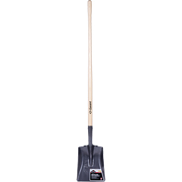 Pro Square Point Shovel, Wood, Tempered Steel Blade, Straight Handle, 48" Long Absolute Business Supply