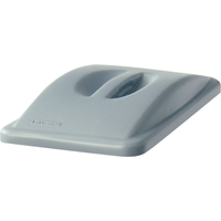 Slim Jim&reg; Handle Top, Flat Lid, Plastic, Fits Container Size: 20-3/8" x 11-5/16" Absolute Business Supply