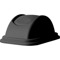 Soft Wastebasket Covers, Dome Lid/Swing Lid, Plastic, Fits Container Size: 16" x 11-5/8" Absolute Business Supply
