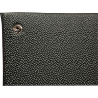 Comfort-King Anti-Static Matting, 2' W x 3' L x 3/8" T, Pebbled, Grey Absolute Business Supply