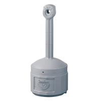 Smokers Cease-Fire&reg; Cigarette Butt Receptacle, Free-Standing, Plastic, 4 US gal. Capacity, 38-1/2" Height Absolute Business Supply