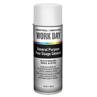 Industrial Work Day Paint, White, Gloss, 10 oz., Aerosol Can Absolute Business Supply
