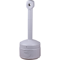 Smokers Cease-Fire&reg; Cigarette Butt Receptacle, Free-Standing, Plastic, 1 US gal. Capacity, 30" Height Absolute Business Supply