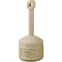 Smokers Cease-Fire&reg; Cigarette Butt Receptacle, Free-Standing, Plastic, 1 US gal. Capacity, 30" Height Absolute Business Supply