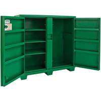 Utility Cabinet, Steel, Green Absolute Business Supply
