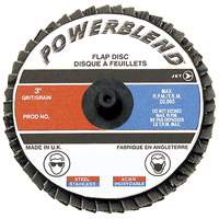 Disque &agrave; lamelles &agrave; rouler POWERBLEND, 2" x Type R, Grain Z120, Alumine de zirconium Absolute Business Supply