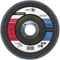 POWERBLEND Flap Disc, 5" x 7/8", Type 29, Z40 Grit, Zirconia Alumina Absolute Business Supply