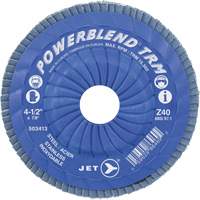 POWERBLEND TRM Trimmable Flap Disc, 5" x 7/8", Type 29, Z60 Grit, Zirconia Alumina Absolute Business Supply