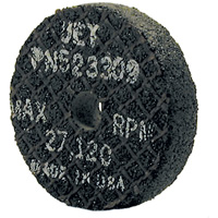 Meule droite &agrave; liant r&eacute;sine pour acier, 2" x 1/2", Arbre 3/8", Type 1 Absolute Business Supply
