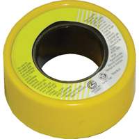 PFTE Gas Thread Sealant Tape, 236" L x 1/2" W, Yellow Absolute Business Supply