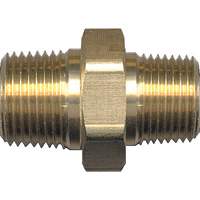 Hex Nipple, Brass, 3/4" x 1/2", NPT x NPT Absolute Business Supply