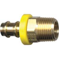 Raccord m&acirc;le de tuyau Grip-Tite, 1/4" x 1/4" dia., Laiton Absolute Business Supply