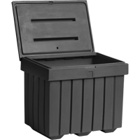 Conteneur d'entreposage &eacute;conomique pour sel/sable, 32" x 23" x 27-1/2", 10 pi³, Gris Absolute Business Supply