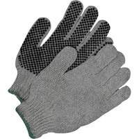 Classic Grip Gloves, Poly/Cotton, Single Sided, Large Absolute Business Supply
