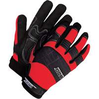 Gants performants &agrave; usage intensif avec paumes coussin&eacute;es, Taille Grand, Paume Synth&eacute;tique Absolute Business Supply