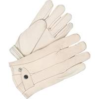 Classic Roper Gloves, 10, Grain Cowhide Palm, Fleece Inner Lining Absolute Business Supply