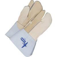Gants &agrave; trois doigts en cuir, Cuir fleur de vache, Taille 11 Absolute Business Supply