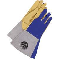 Gants de soudage &agrave; l'arc TIG et MIG, Cuir fleur de daim, Taille Grand Absolute Business Supply
