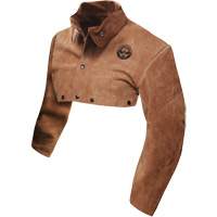 Plastron &agrave; manches en cuir de qualit&eacute; standard, T-Grand, Brun Absolute Business Supply