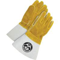 Gants pour soudeur avec poignet de 5", Cuir de vache refendu, Taille Taille unique Absolute Business Supply