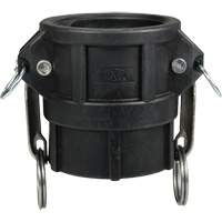 Coupleur &agrave; came et cannelure, Polypropyl&egrave;ne, Type D, 3", NPT femelle, 60 PSI Absolute Business Supply