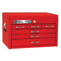 Coffre sup&eacute;rieur de s&eacute;rie PRO+, 26" la, 6 tiroirs, Rouge Absolute Business Supply