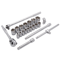 Jeu de douilles SAE, 22 Mcx, Prise de 1/2" Absolute Business Supply