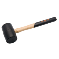 Rubber Mallet, 1 lbs., Wood Handle, 11-3/4" L Absolute Business Supply