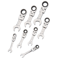 Stubby Wrench Set, Combination, 8 Pieces, Imperial Absolute Business Supply
