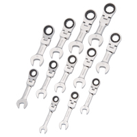 Stubby Wrench Set, Combination, 12 Pieces, Metric Absolute Business Supply