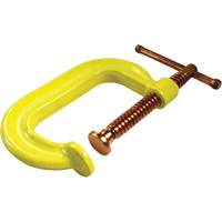 Regular-Duty Deep Throat C-Clamp, 2" (51 mm) Capacity, 2-1/8" (54 mm) Throat Depth Absolute Business Supply