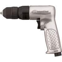 Perceuse pneumatique r&eacute;versible, 4 pi³/min, 1/4" NPTF, 93 dBA, 3/8" mandrin, Sans cl&eacute; Absolute Business Supply