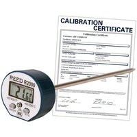 Thermom&egrave;tre avec certificat de calibration, Contact, Num&eacute;rique, -40-450°F (-40-230°C) Absolute Business Supply