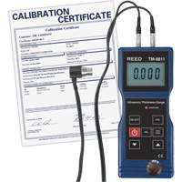 Jauge d'&eacute;paisseur avec certificat de calibration, Affichage Num&eacute;rique, Ultrason, gamme de 0,05" to 7,9" (1,5 mm to 200 mm) Absolute Business Supply