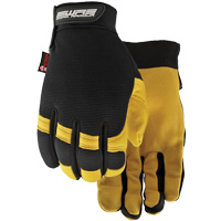Flextime Water Resistant Gloves, Grain Goatskin Palm, Size Large Absolute Business Supply