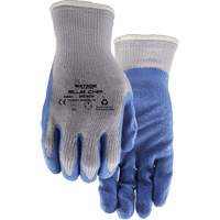 Stealth Blue Chip Coated Gloves, Large, Rubber Latex Coating, 10 Gauge, Polyester Shell Absolute Business Supply