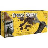 Grease Monkey&reg; Gloves, Large, Nitrile, 8-mil, Powder-Free, Black Absolute Business Supply