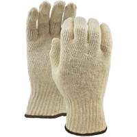 White Knight Gloves, Poly/Cotton, Large Absolute Business Supply